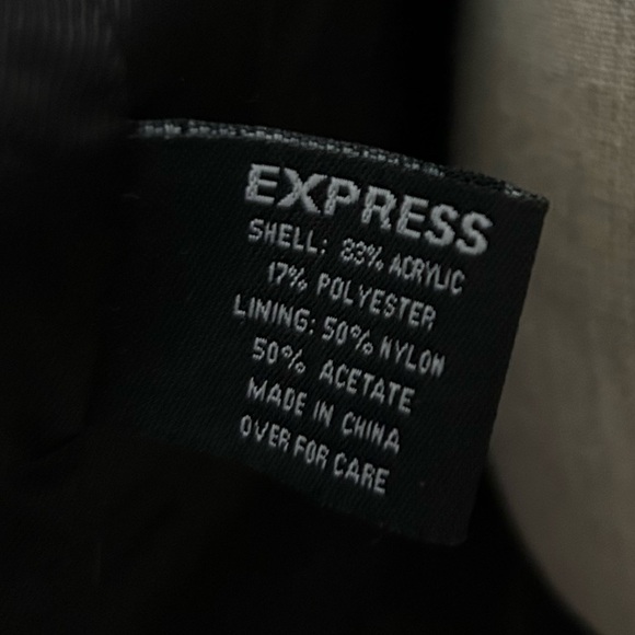 Express women’s long coat New without tags size 9-10 - Picture 9 of 12